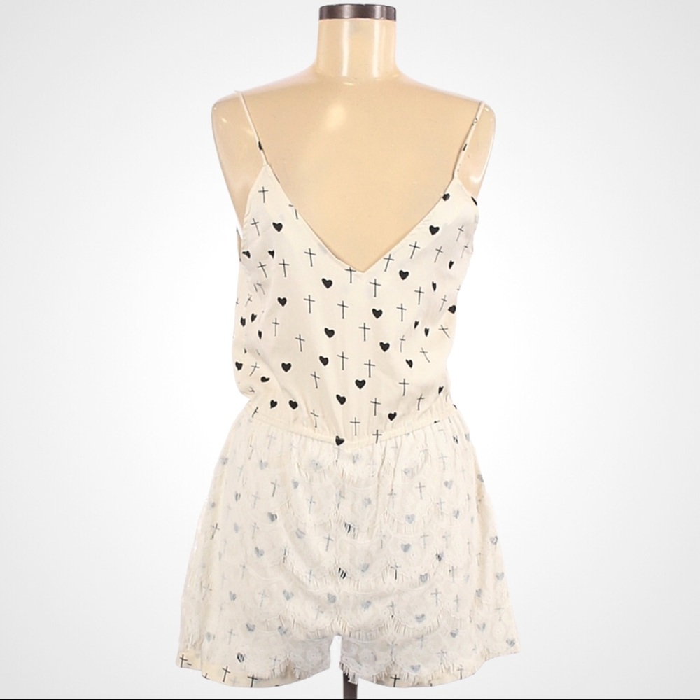 LF V- Neck Romper - Picture 1 of 3